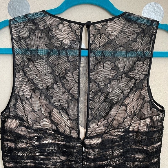 Carmen Marc Volvo A-Line Clover Lace Sleeveless Midi Dress - Picture 7 of 10